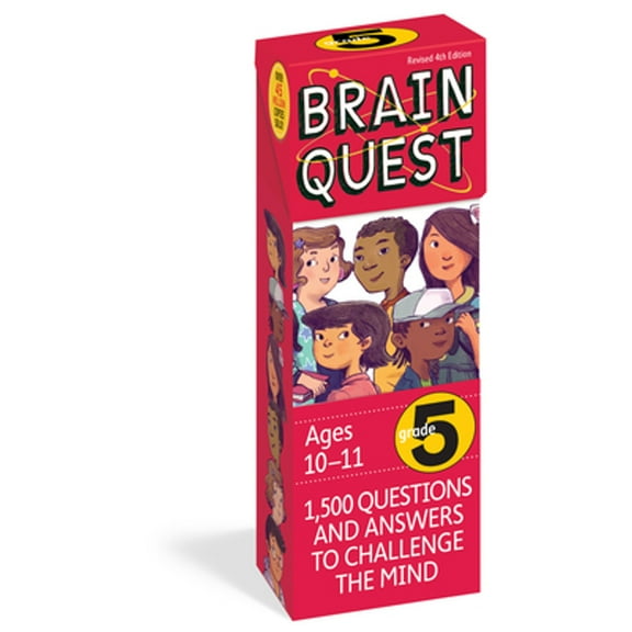 Pre-Owned Brain Quest 5th Grade Q&A Cards: 1,500 Questions and Answers to Challenge the Mind. Curriculum-based! Teacher-approved! (Brain Quest Smart Cards), 9780761166559, 0761166556, Paperback, 4 edition