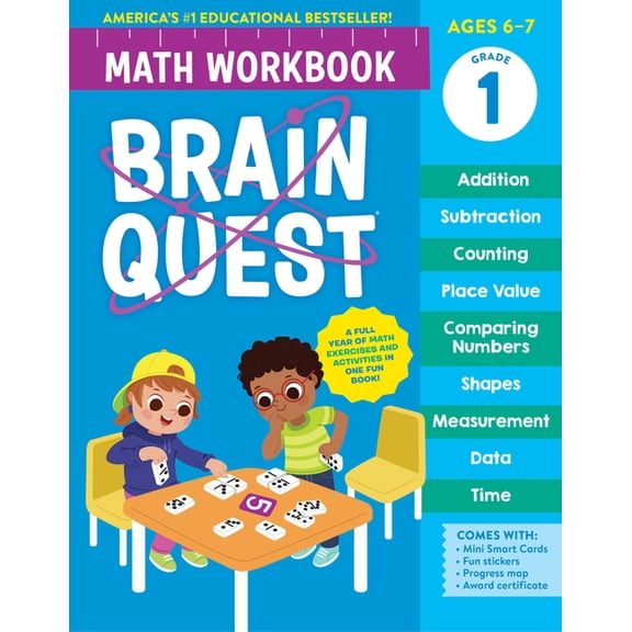 Brain Quest Math Workbooks Brain Quest Math Workbook: 1st Grade, (Paperback)