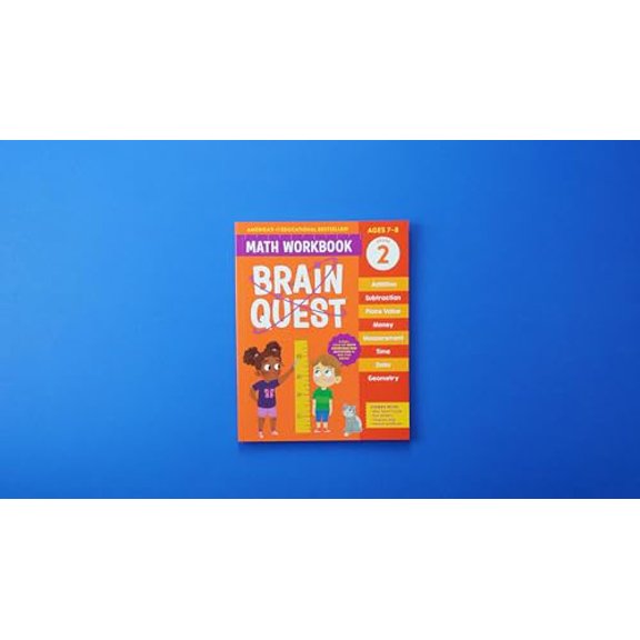 Pre-Owned Brain Quest Math Workbook: 2nd Grade (Paperback) 1523524235 9781523524235