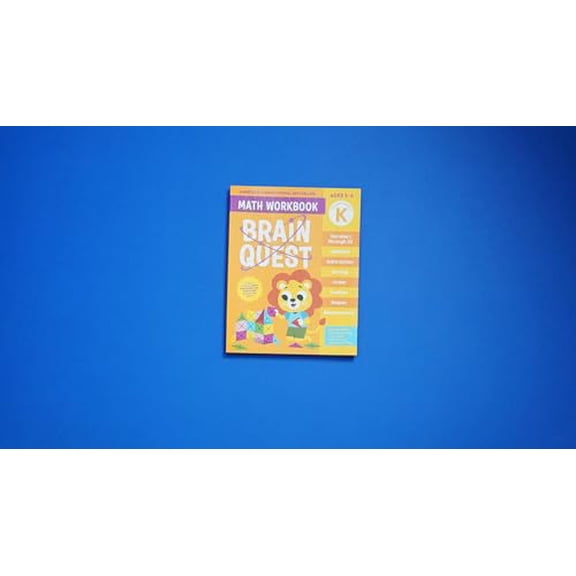 Pre-Owned Brain Quest Math Workbooks: Brain Quest Math Workbook: Kindergarten (Paperback)