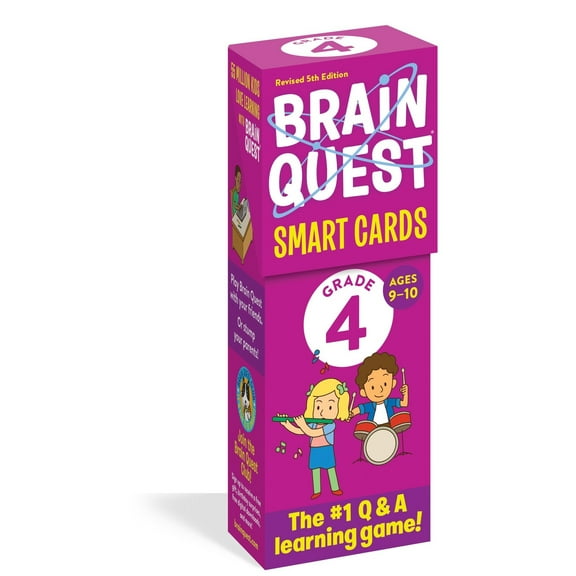 Brain Quest Smart Cards: Brain Quest 4th Grade Smart Cards Revised 5th Edition (Edition 5) (Cards)