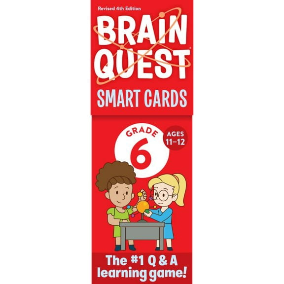Pre-Owned Brain Quest Smart Cards: Brain Quest 6th Grade Smart Cards Revised 4th Edition (Edition 4) (Cards)