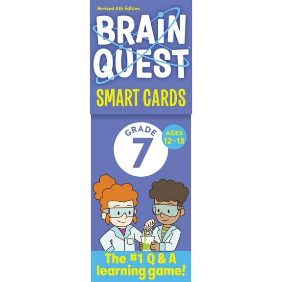Pre-Owned Brain Quest Smart Cards: Brain Quest 7th Grade Smart Cards Revised 4th Edition (Edition 4) (Cards)