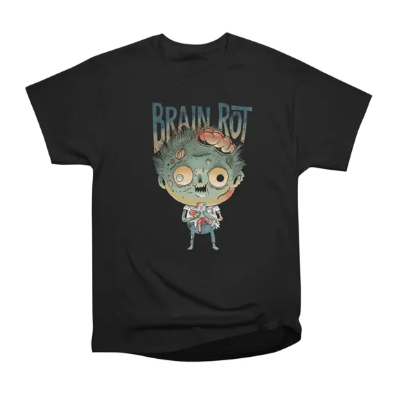 Brain Rot T-Shirt Tee Gift For Him Merch For Her Apparel For Friend