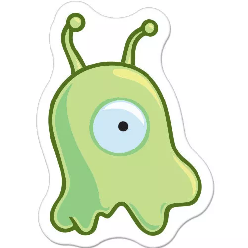 Brain Slug Sticker Decal Phone Decal Water Bottle Stickers Car Decals ...