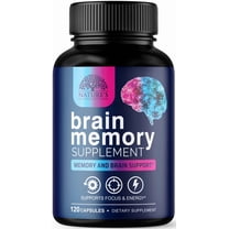 Brain Supplements for Memory and Focus - Advanced Cognitive Formula to Support Concentration, Energy, Clarity - Brain Health Memory Vitamins with Bacopa, Phosphatidylserine, DMAE & More, 120 Capsules
