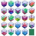 thumbnail image 1 of Brain Teaser Puzzle Cubes Party Favors for Kids Adults 24 Pack Toy Set Gifts Mini Games ADHD Autism Stress Relief Stocking Stuffers Bulk Goodie Bag Filler Treasure Box Classroom Prizes School, 1 of 7