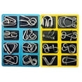 thumbnail image 1 of Brain Teaser Puzzles 16 Pcs Metal Wire Brain Puzzles Iq Logic Test Games Stress Relief Fidget Toys and Party Icebreaker Games, 1 of 4