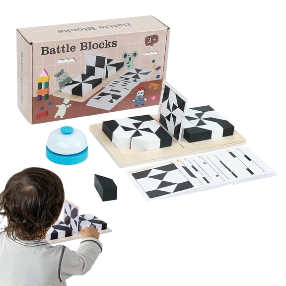 Brain Teaser Puzzles, Wooden Blocks Logic Game with 80 Challenges for All ages - IQ Test Mind Puzzle Toys, Perfect Birthday Gifts & Stocking Stuffers