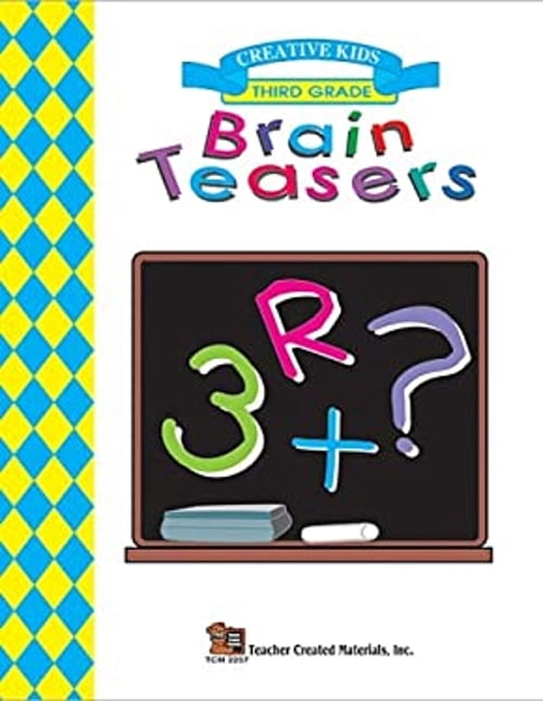 Pre-Owned Brain Teasers, Grade 3 Workbook - Walmart.com