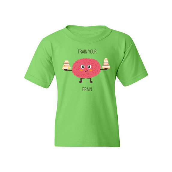 Brain Training With Books T-Shirt Juniors -Image by Shutterstock, x-Small