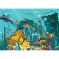 thumbnail image 1 of Brain Tree - Underwater Treasure 1000 Piece Puzzles for for Adults And Kids 12+ Unique Puzzles for Adults And Kids 1000 Pieces with With 4 Puzzle Sorting Trays And Droplet Technology for Anti Glare &, 1 of 7