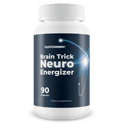 Brain Trick Neuro Energizer Brain Booster - Our Best Brain Focus and Memory Supplements - Focus Iq Supplement - Brain Supplement for Mental Alertness Memory Focus & Concentration - Boost Focus Pills