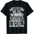 thumbnail image 1 of Brain Tumor Awareness Winning Grey Ribbon Brain Cancer T-Shirt, 1 of 4