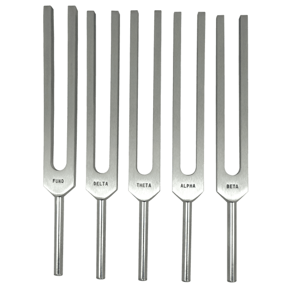 Brain Tuner Tuning Fork Set of 5