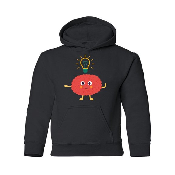 Brain With Idea Hoodie Juniors -Image by Shutterstock,  Small