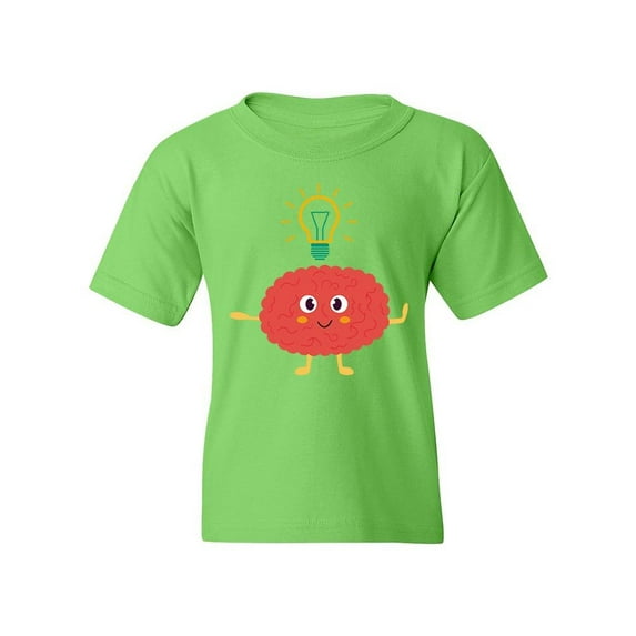 Brain With Idea T-Shirt Juniors -Image by Shutterstock, x-Small