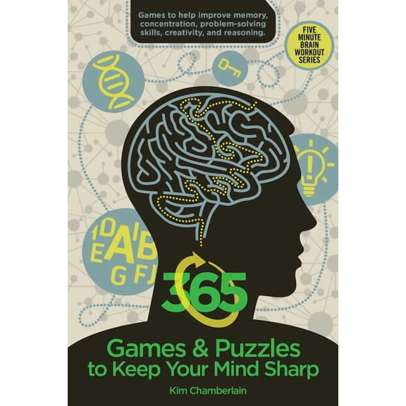 Brain Workout: 365 Games & Puzzles to Keep Your Mind Sharp (Paperback)