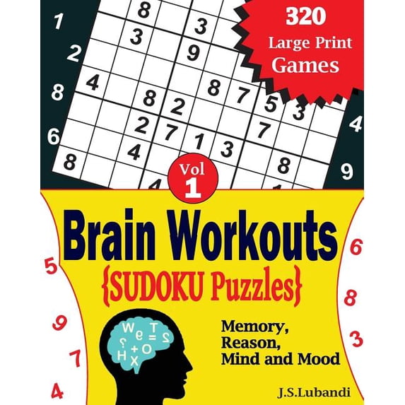 Brain Workouts Sudoku(numbered) Puzzles: Brain Workouts SUDOKU(Numbered) Puzzles (Series #1) (Paperback)