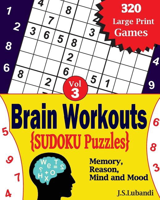 Brain Workouts Sudoku(numbered) Puzzles: Brain Workouts SUDOKU(Numbered) Puzzles (Series #3) (Paperback)