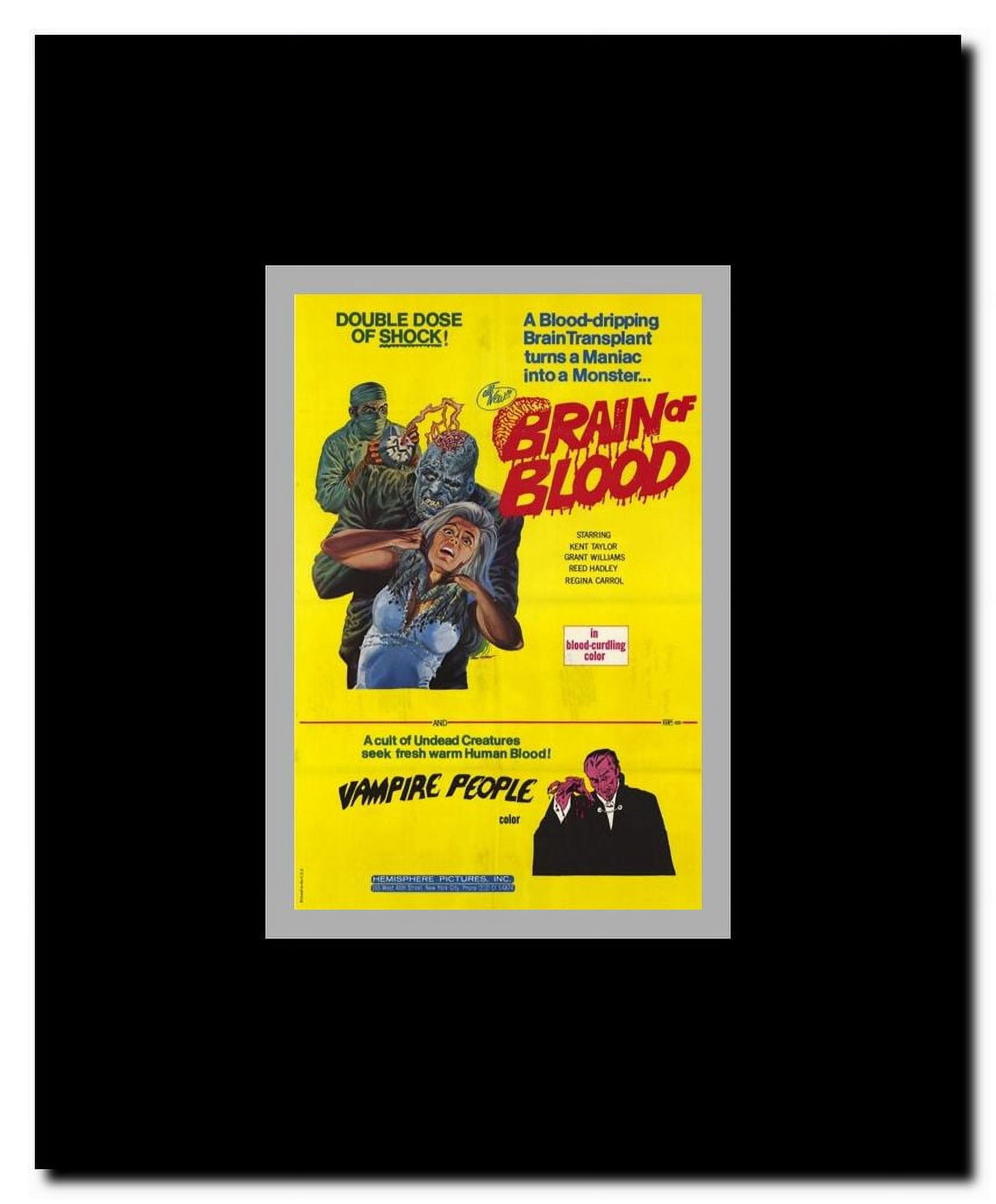 Brain of Blood Framed Movie Poster
