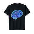 thumbnail image 1 of Brain tshirt, Colorful brain science art shirt,love science T-Shirt, 1 of 5