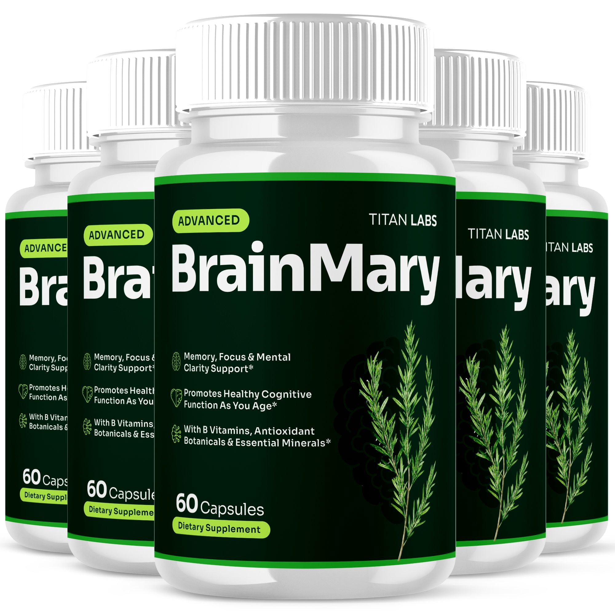 BrainMary Advanced  Pills for Brain Support Formula Supplement Brain Mary 300 Capsules