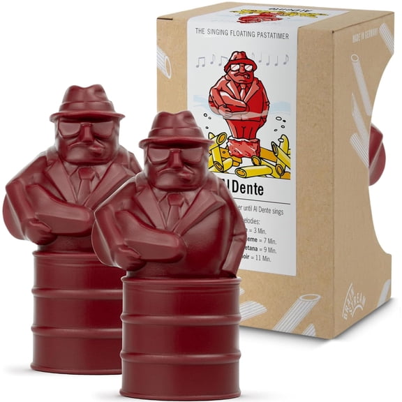 Brainstream Al Dente Pasta Timer - Red, Set of 2