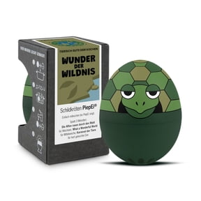 BrainStream Turtle BeepEgg - Playful Egg Timer That Sings When Eggs Are Ready, Soft, Medium, Hard-Boiled, Works at Any Altitude, Fun Kitchen Essential, Wildlife-Inspired Design - Made in Germany