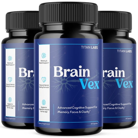 BrainVex Advanced Brain Support Formula Supplement Brain Vex 180 Capsules