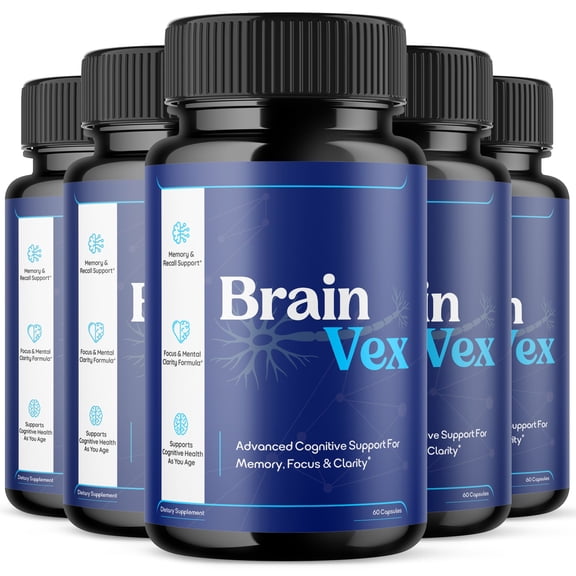 BrainVex Advanced Formula Brain Support Pills Maximum Strength Supplement Brain Vex 300 Capsules