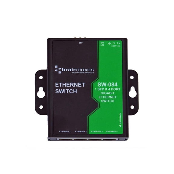 Brainboxes 1 SFP & 4 Port Gigabit Ethernet Switch