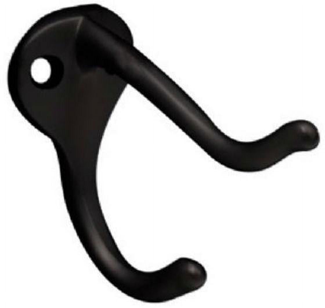Brainerd 69292 Coat & Hat Hook, Flat Black Finish, Each