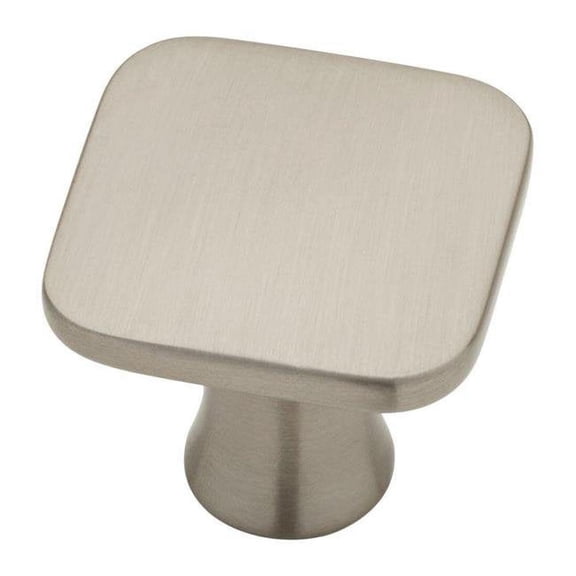 Brainerd & Liberty Hardware 272147 1.187 in. Square Cabinet Knob, Satin Nickel - Pack of 10