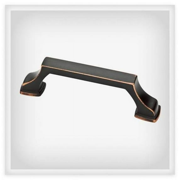 Brainerd & Liberty Hardware 272162 3 in. Center to Center Drawer Pull with Copper Highlights - Bronze