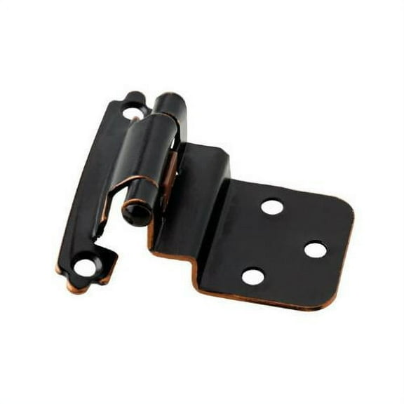 Brainerd Mfg Co/Liberty Hdw H0104AL-VBC-U1 Self-Closing Overlay Hinge, 3/8-In., Bronze/Copper, 10-Pk. - Quantity 1