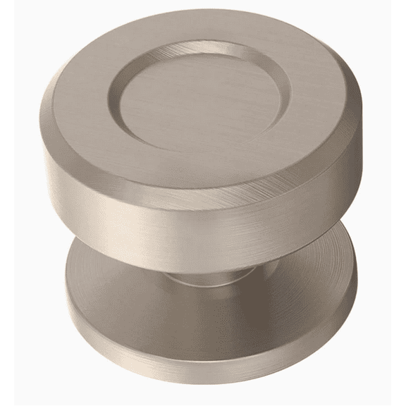 Brainerd P43472W-SN 1 1/4" Simple Beveled Cabinet & Drawer Knob Satin Nickel