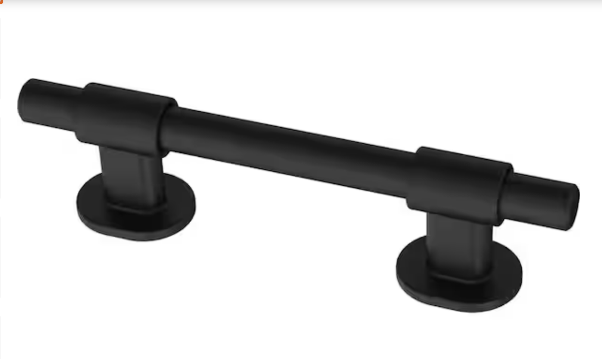 Brainerd P44364FB 1 3/8" 4" Adjustable Pull Flat Black 5