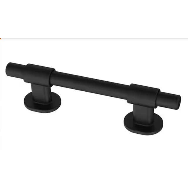 Brainerd P44364FB 1 3/8" 4" Adjustable Pull Flat Black 5