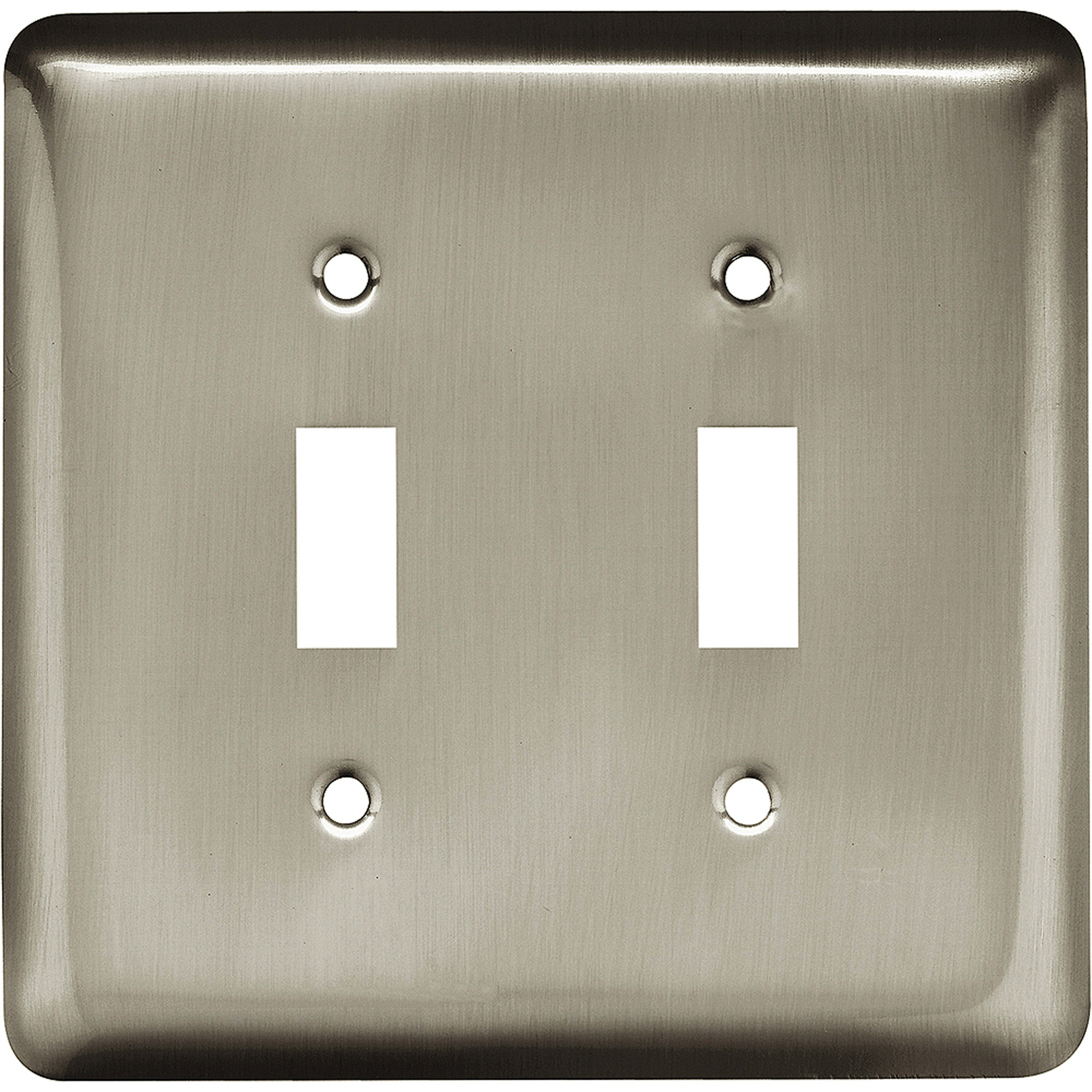 Brainerd Rounded Corner Double Switch Wall Plate, Available in Multiple Colors - image 1 of 5