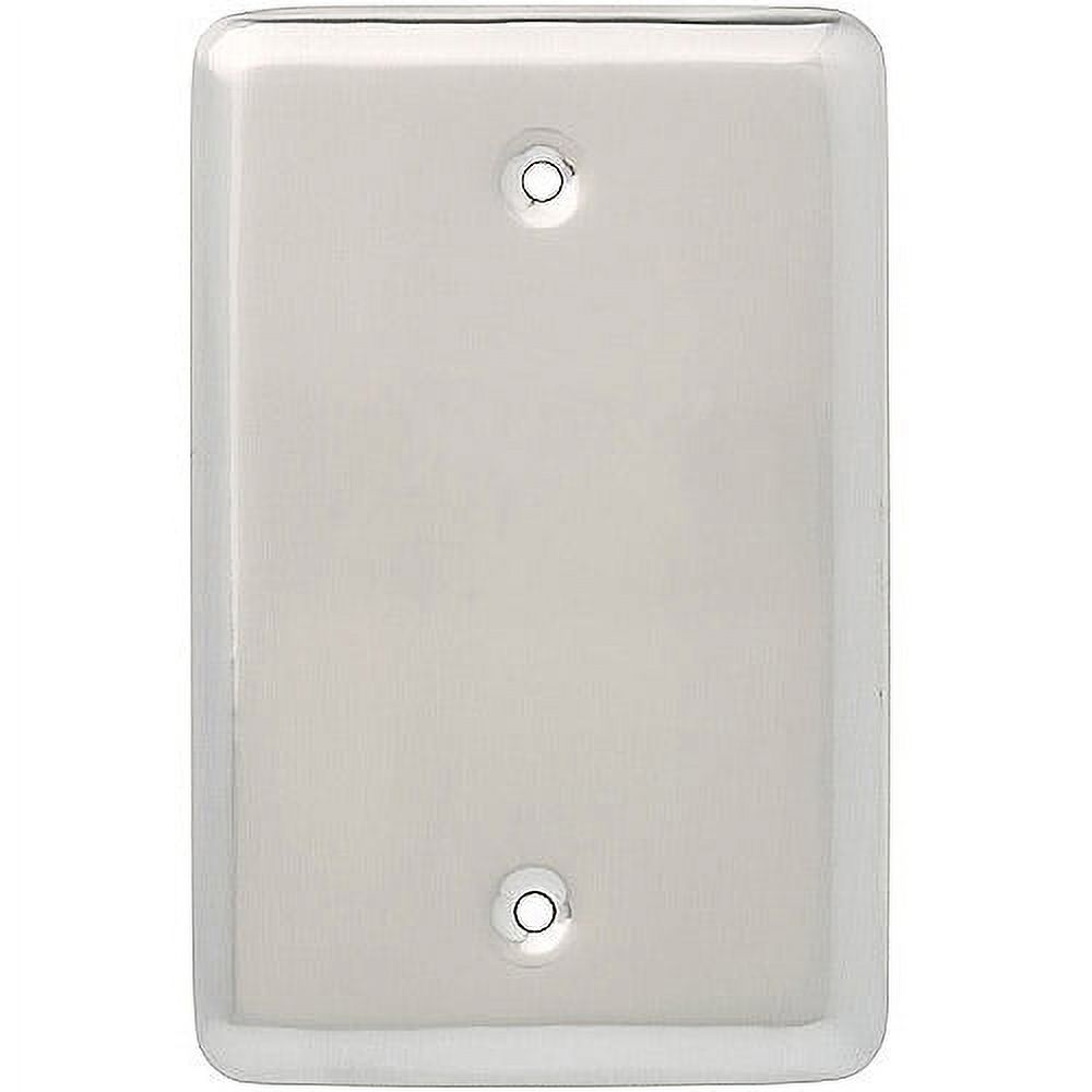 Brainerd Rounded Corner Single Blank Wall Plate, Available in Multiple Colors - image 1 of 2