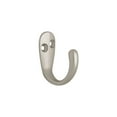 thumbnail image 1 of Brainerd B59103G-SN-C Single Prong Robe Hook - Matte Nickel - 1 Pack, 1 of 6