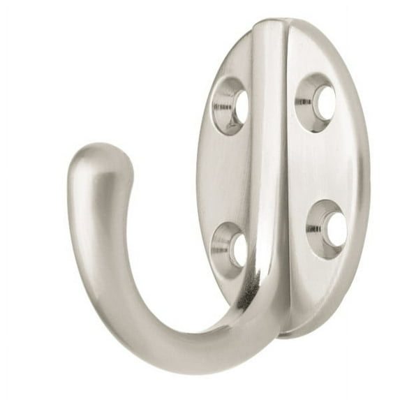 Brainerd Single Robe Hook with Round Base, Available in Multiple Colors