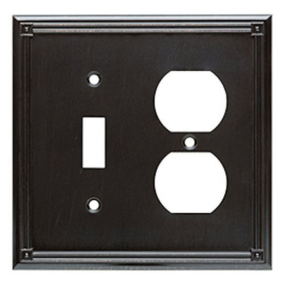 Brainerd W20193VBR Ruston Bronze Single Switch / Duplex Cover