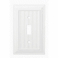 thumbnail image 1 of Brainerd W37230-PW Pure White Beadboard Single Switch Wall Cover Plate, 1 of 1