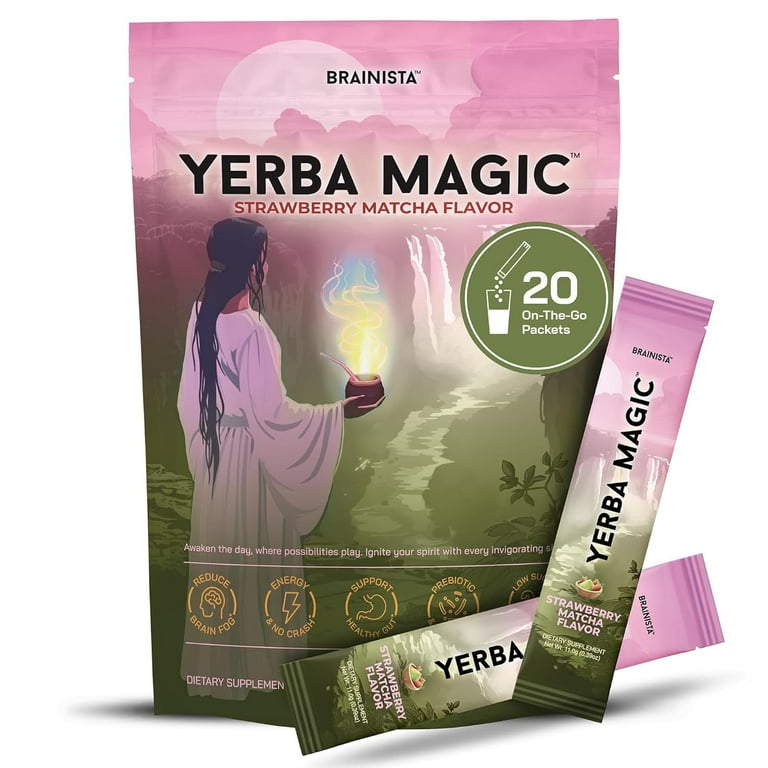 Yerba Magic – Instant Yerba Mate Tea Powder | Strawberry Matcha