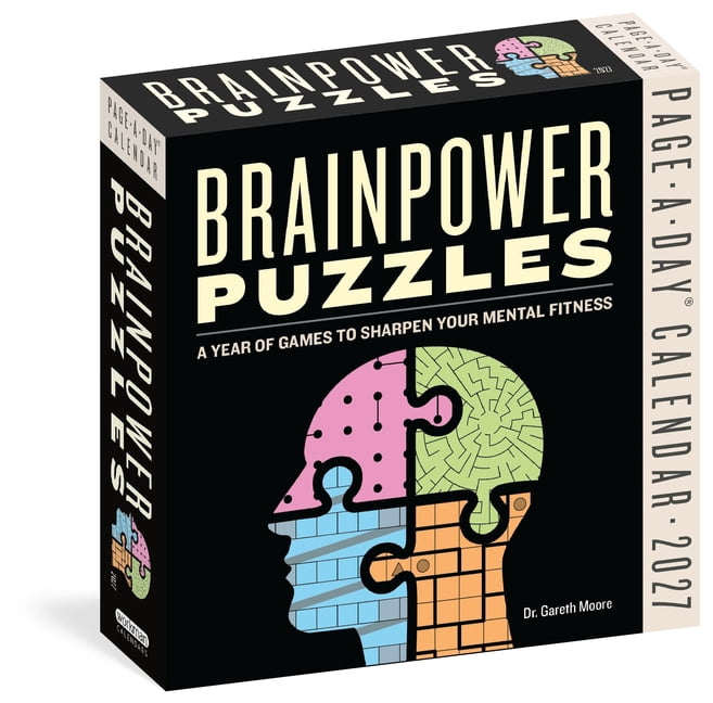 Brainpower Puzzles Page-A-Day(r) Calendar 2027: A Year of Games to Sharpen Your Mental Fitness, (Paperback)