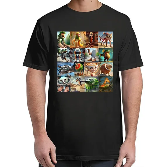 Brainrot Meme Italian Brain Rot Italian Brainrot Adult S-4XL T-Shirt