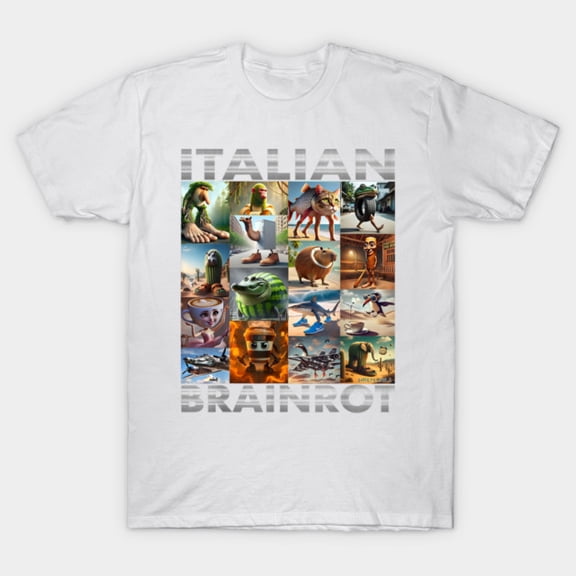 Brainrot Meme Italian Brainrot Unisex T-Shirt For Meme Lovers up to 5XL