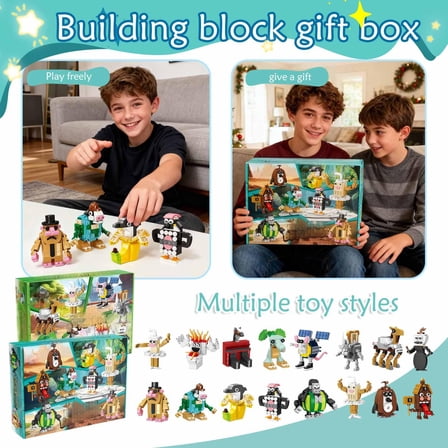 Brainrot Toys Creative Building Set - Blocks for Fun Construction, Educational Toy for Kids & Fans
